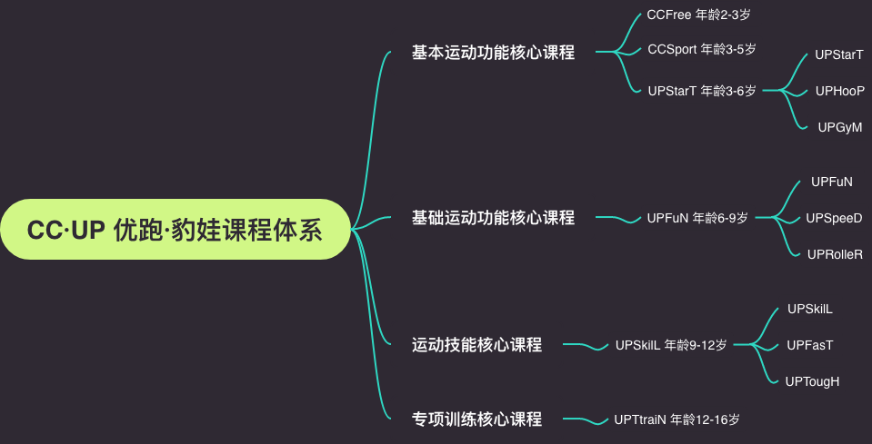 UP优跑课程体系